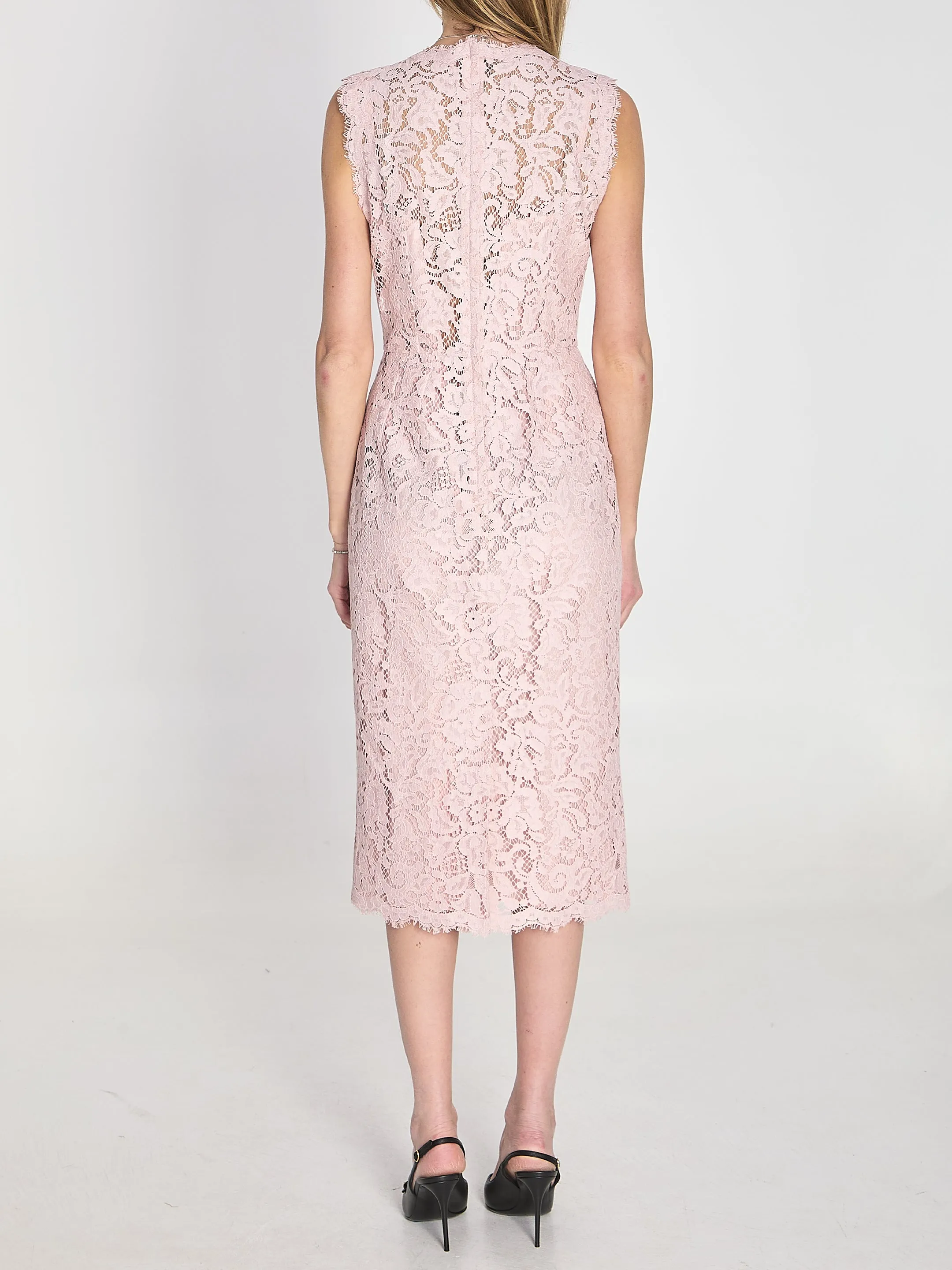 LACE MIDI DRESS sold by Lord & Taylor product image thumbnail 4