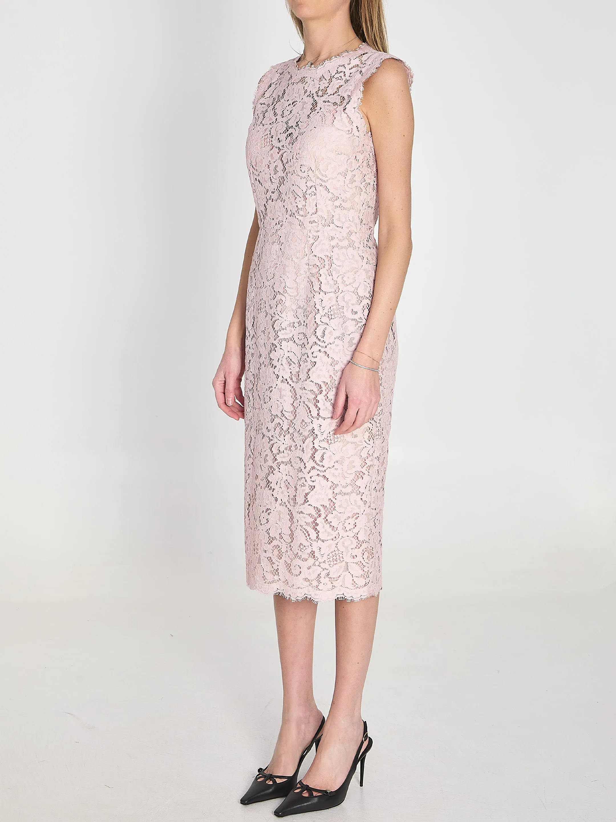 LACE MIDI DRESS sold by Lord & Taylor product image thumbnail 2