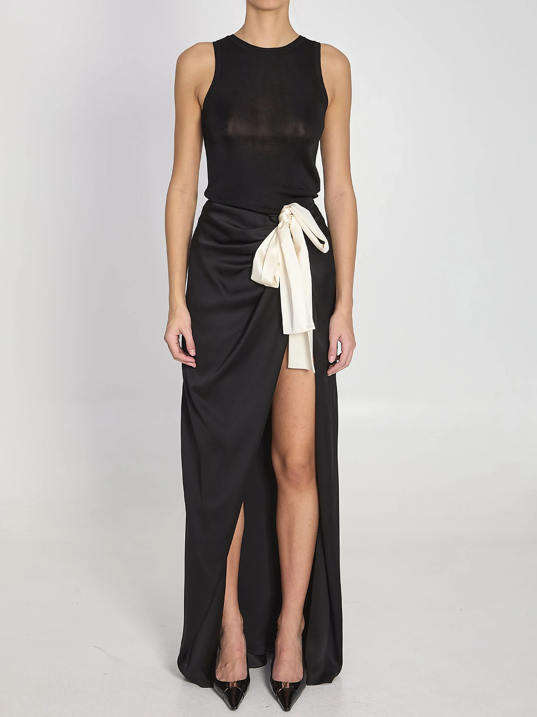 SILK CHARMEUSE SKIRT sold by Lord & Taylor product image thumbnail 5