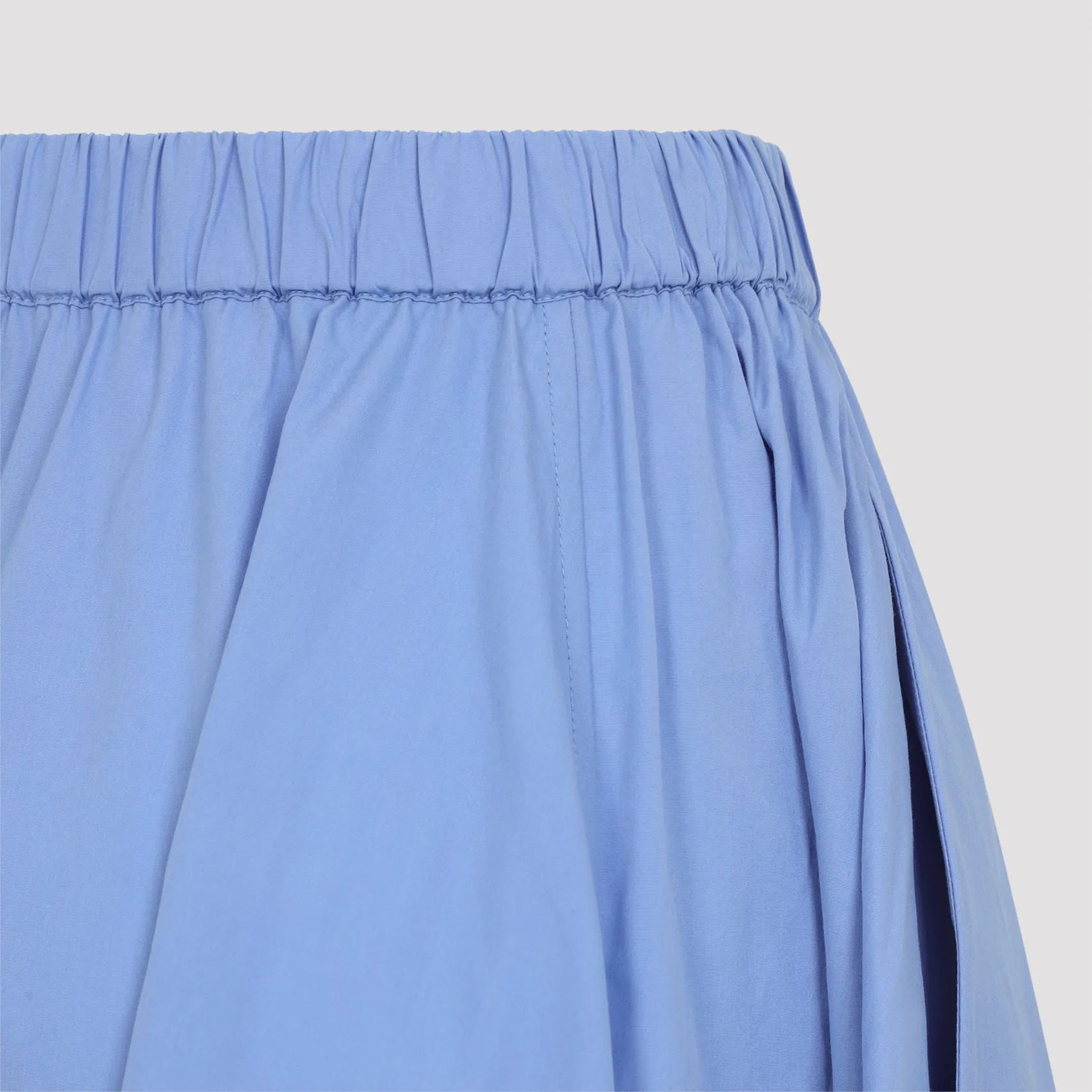 LIGHT BLUE BUBBLE COTTON MIDI SKIRT sold by Lord & Taylor product image thumbnail 4