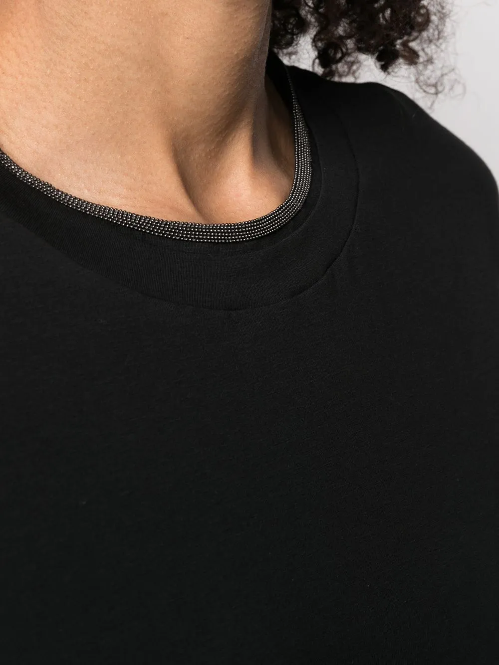 STRETCH COTTON JERSEY T-SHIRT WITH PRECIOUS FAUX LAYERING sold by Lord & Taylor product image thumbnail 5
