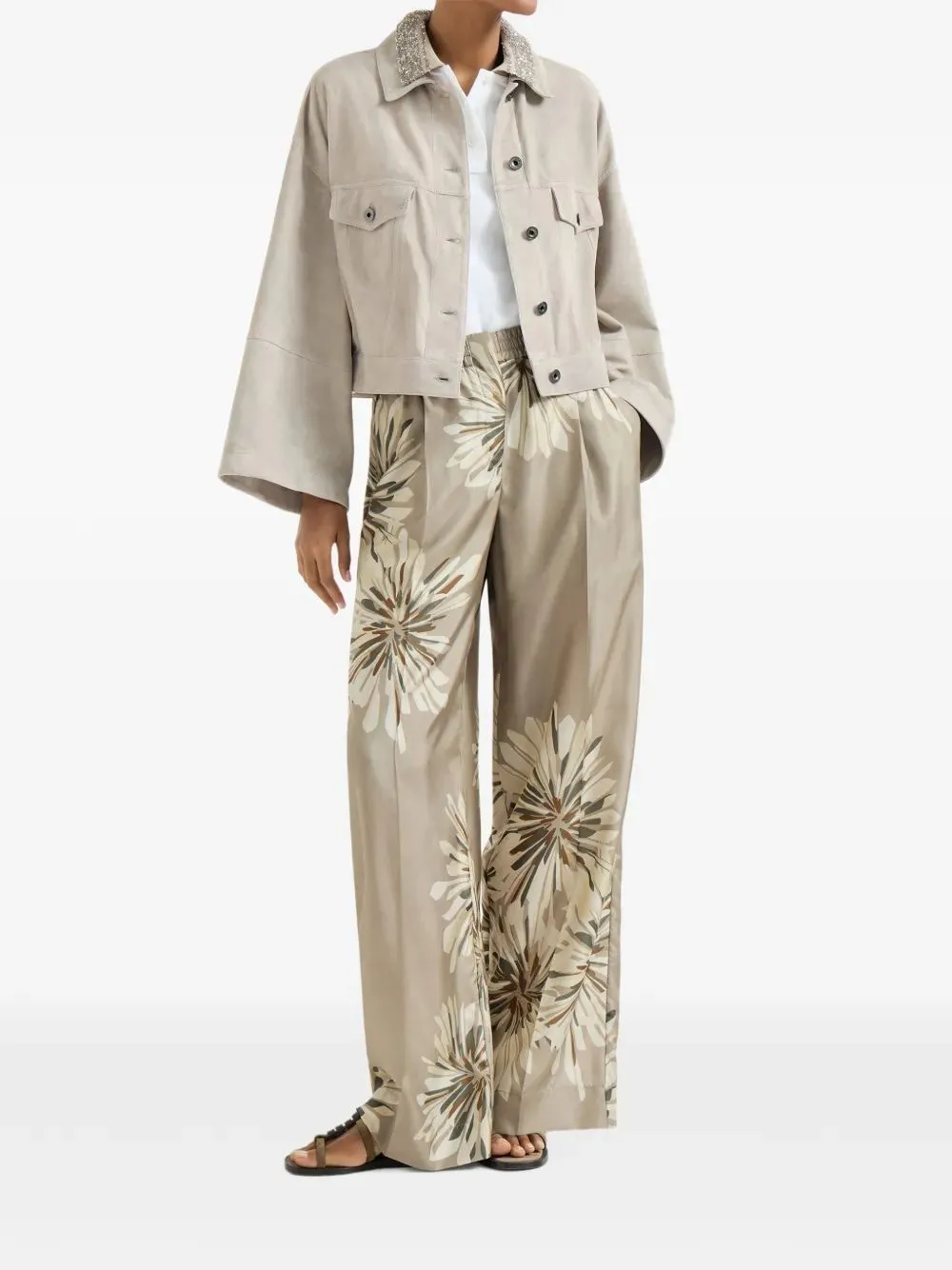 PRINTED SILK TROUSERS sold by Lord & Taylor product image thumbnail 2