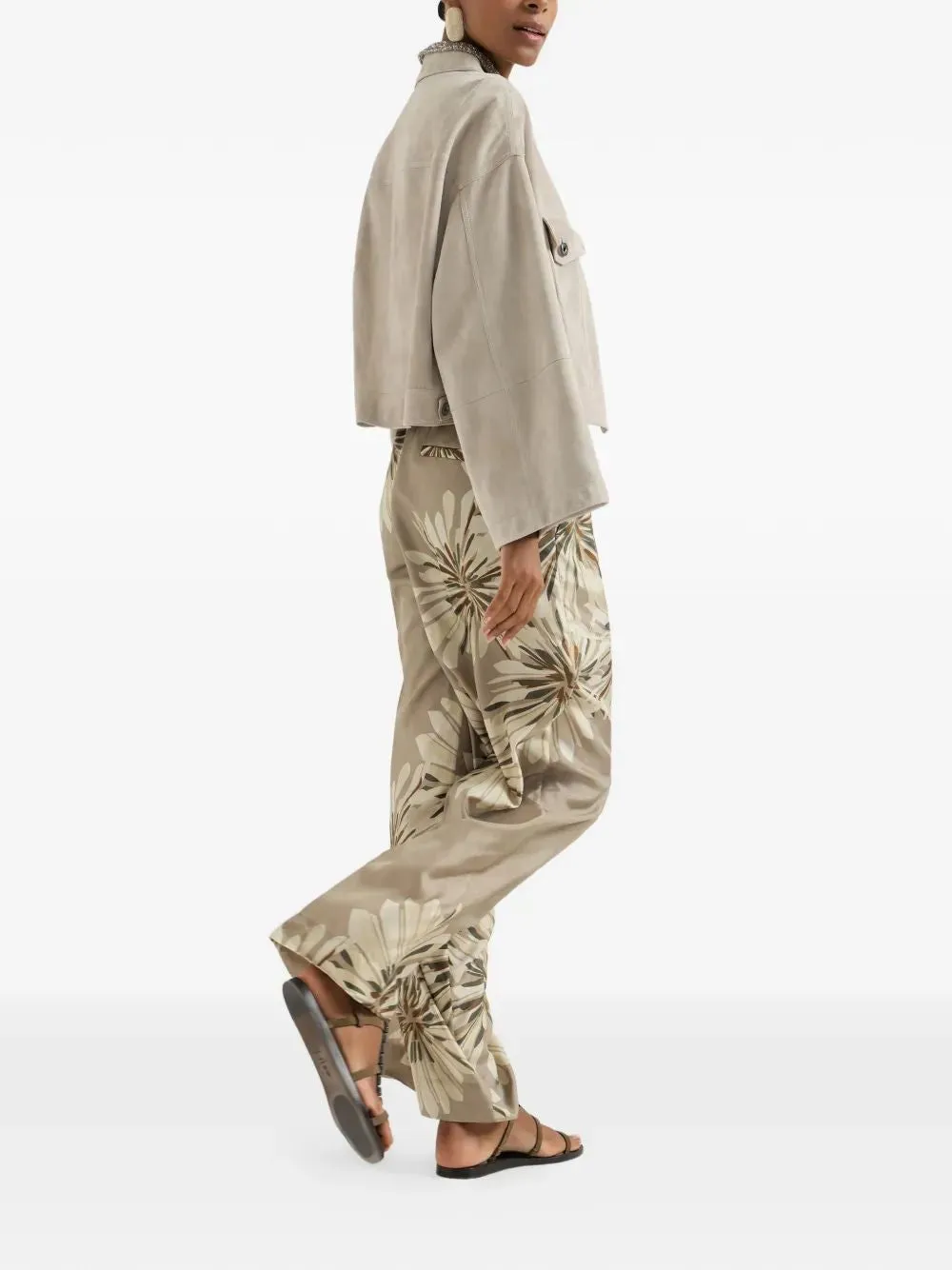 PRINTED SILK TROUSERS sold by Lord & Taylor product image thumbnail 3