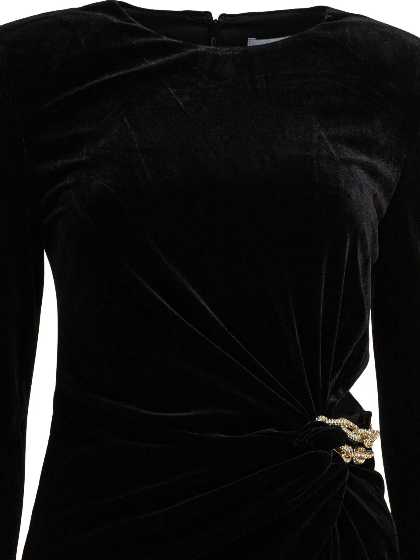 SELF-PORTRAIT BLACK VELVET EMBELLISHED MINI DRESS sold by Lord & Taylor product image thumbnail 3