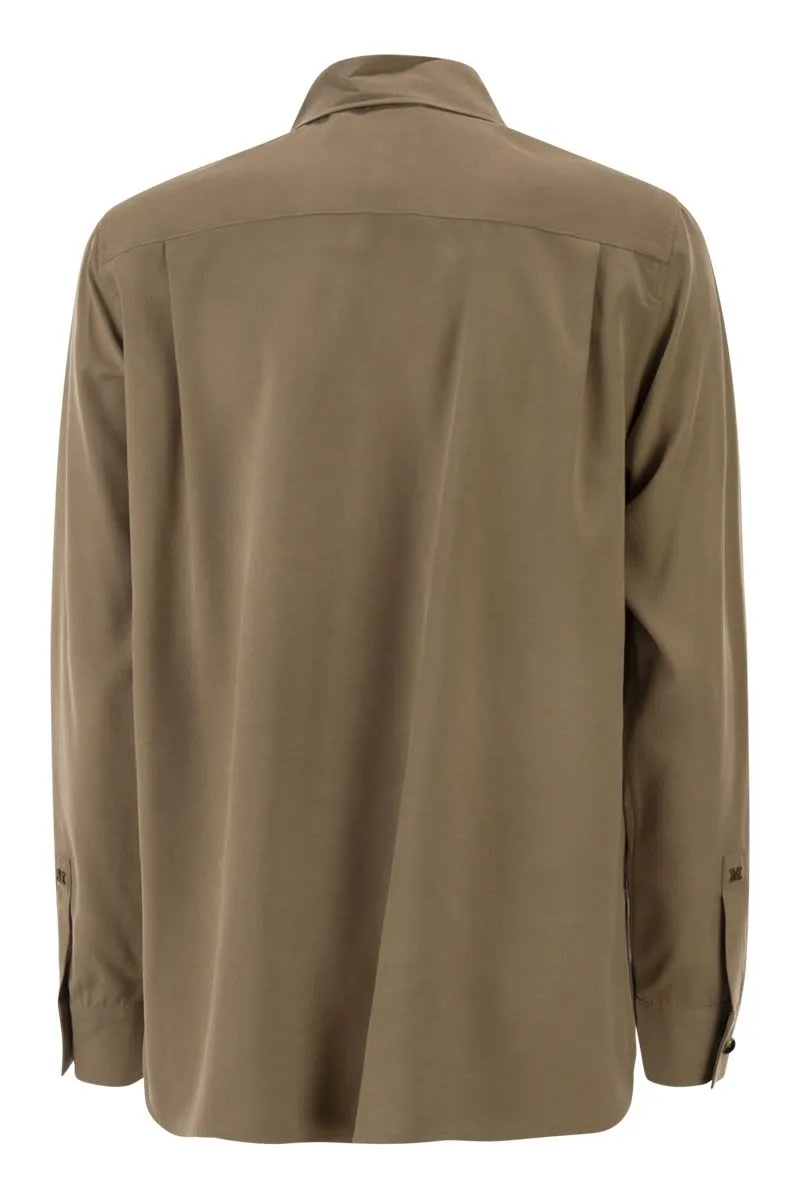 MXMSIAMESE - SILK CANVAS SHIRT sold by Lord & Taylor product image thumbnail 2