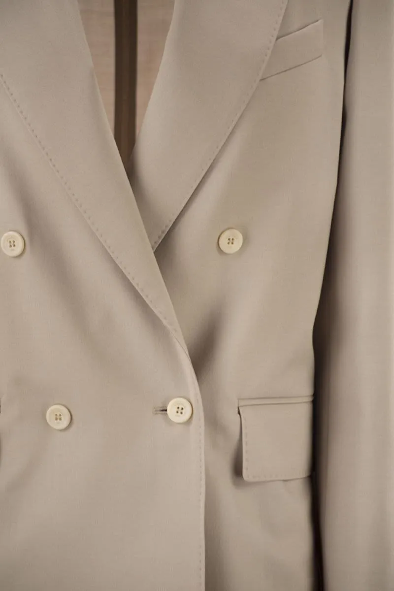 MXMMITICO - DOUBLE-BREASTED BLAZER IN WOOL, MOHAIR AND SILK BLEND sold by Lord & Taylor product image thumbnail 4