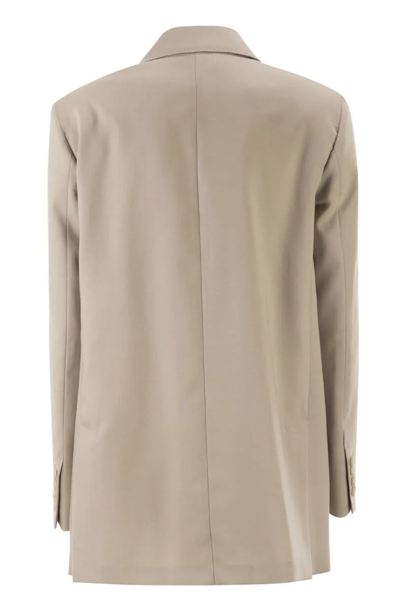 MXMMITICO - DOUBLE-BREASTED BLAZER IN WOOL, MOHAIR AND SILK BLEND sold by Lord & Taylor product image thumbnail 2