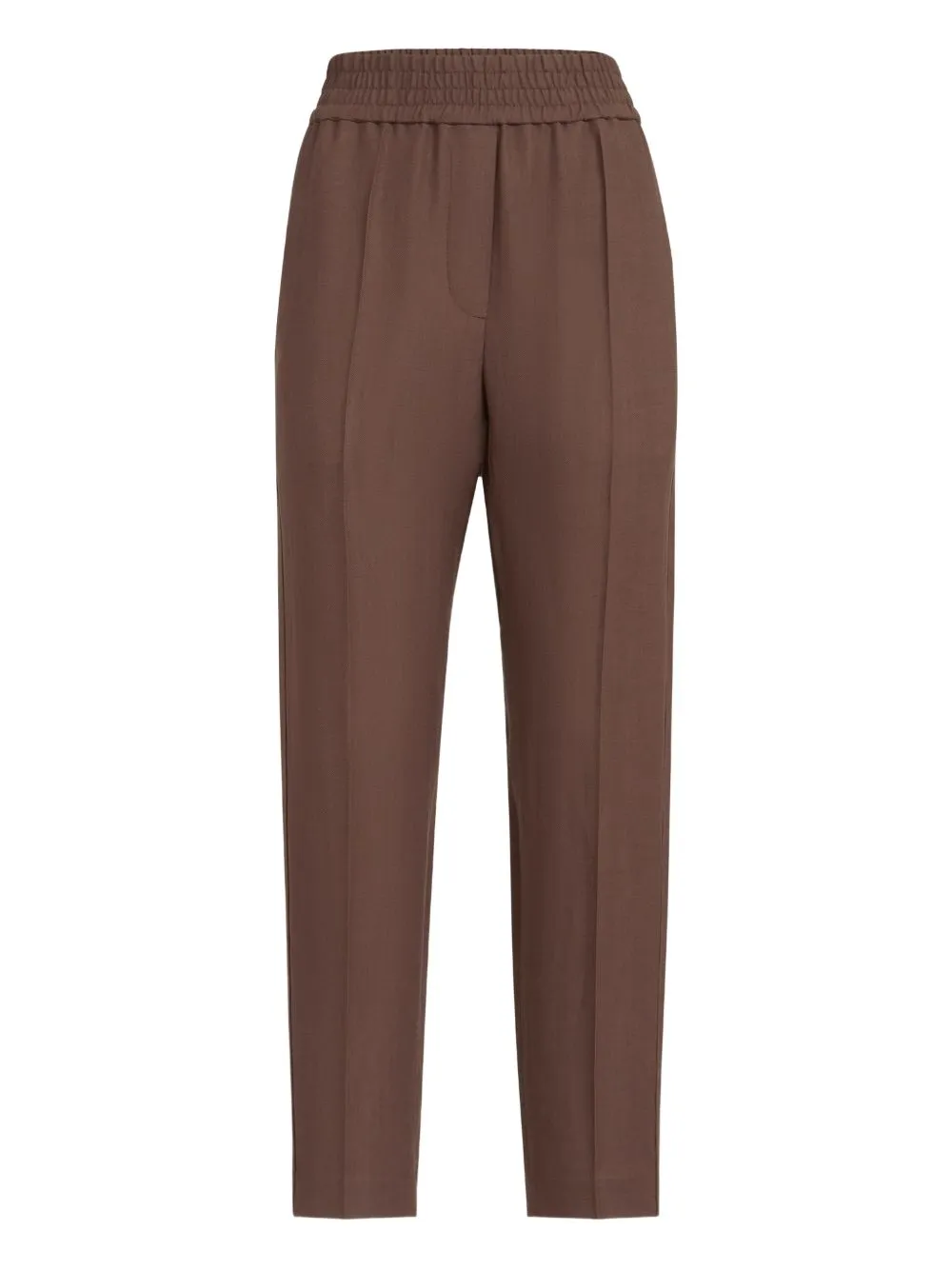 BAGGY PULL-UP TROUSERS IN VISCOSE AND LINEN FLUID TWILL sold by Lord & Taylor