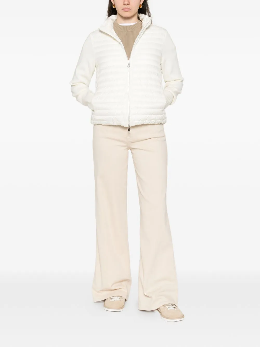 PADDED ZIP-UP CARDIGAN sold by Lord & Taylor product image thumbnail 3