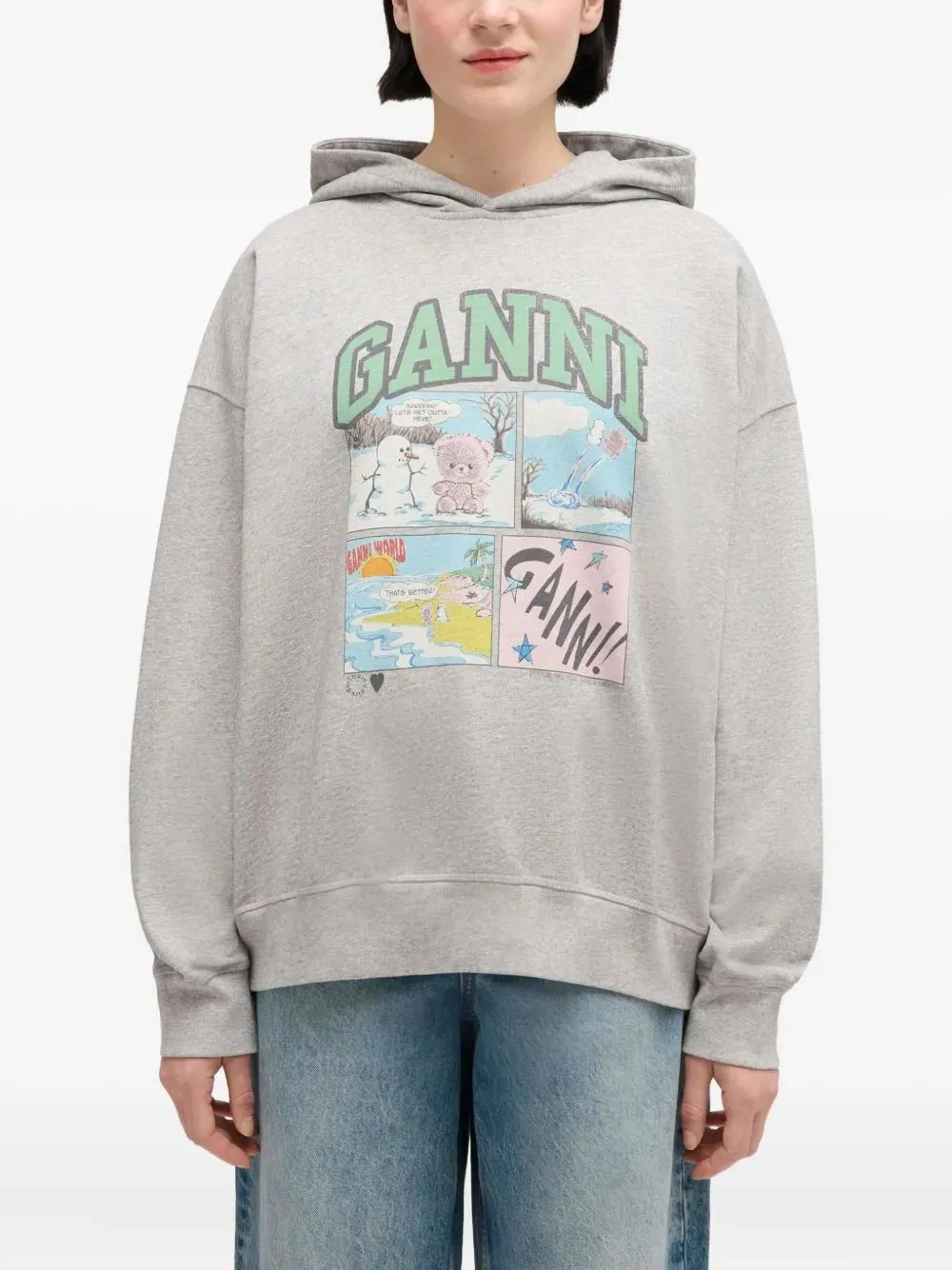 GRAPHIC-PRINT HOODIE sold by Lord & Taylor product image thumbnail 3