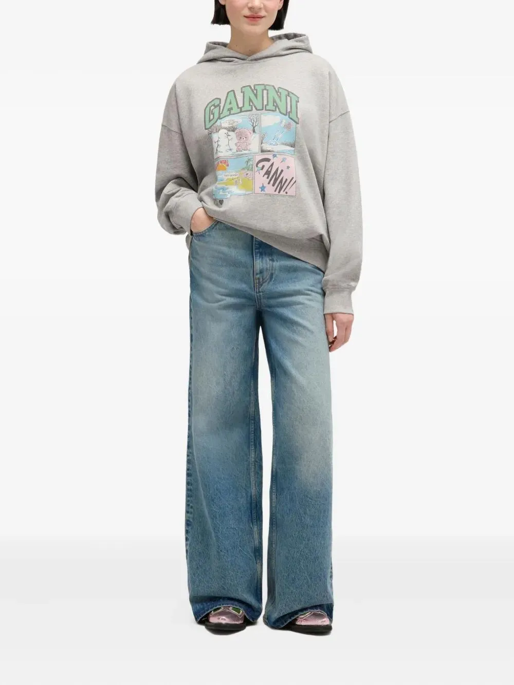 GRAPHIC-PRINT HOODIE sold by Lord & Taylor product image thumbnail 2