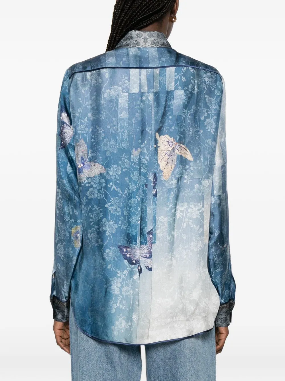 PRINTED SILK SHIRT sold by Lord & Taylor product image thumbnail 3