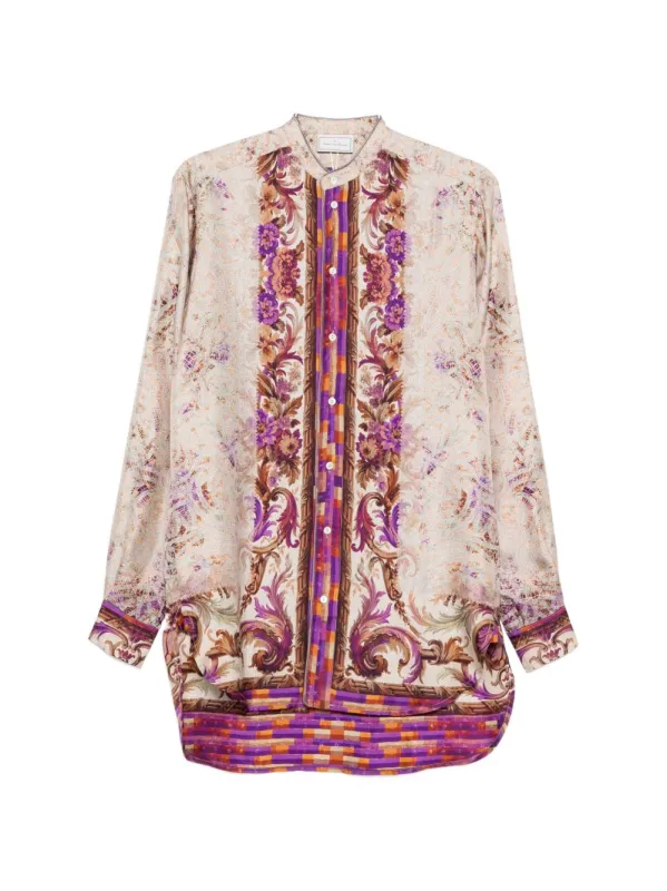 PRINTED SILK SHIRT made by Pierre-Louis Mascia