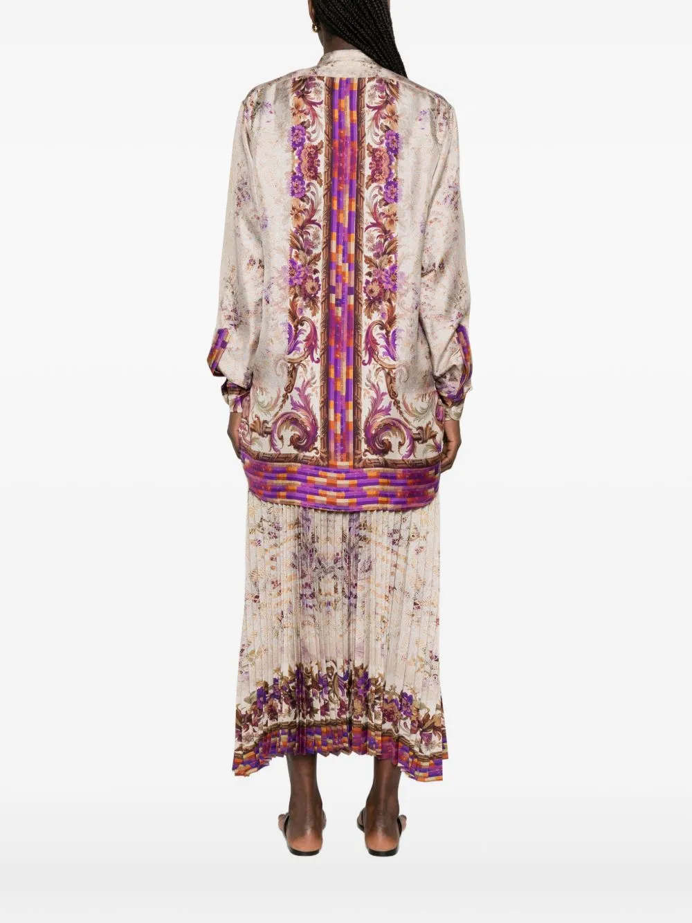 PRINTED SILK SHIRT sold by Lord & Taylor product image thumbnail 2