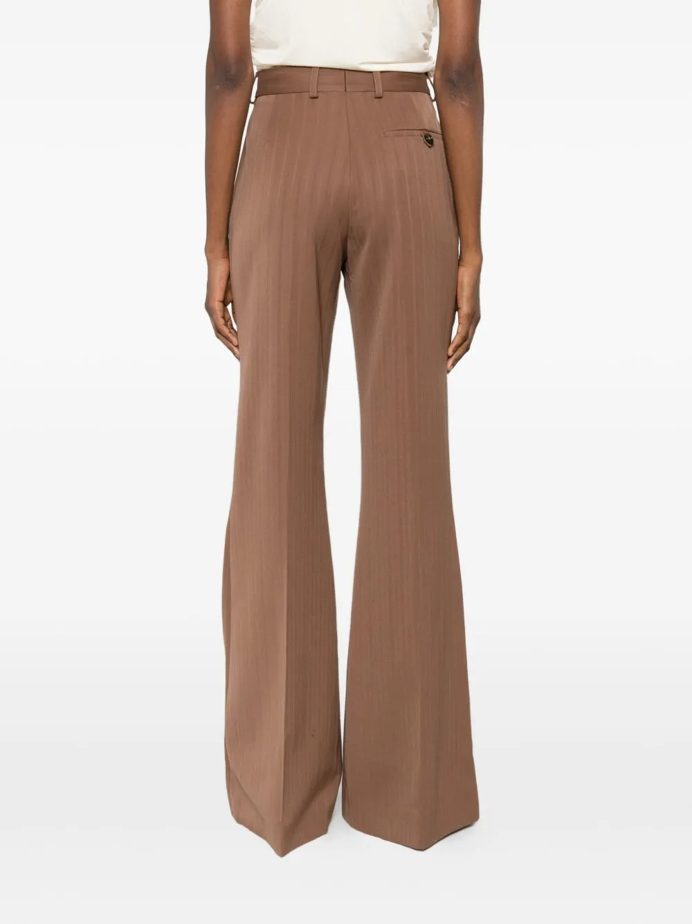WOOL FLARED LEG TROUSERS sold by Lord & Taylor product image thumbnail 2