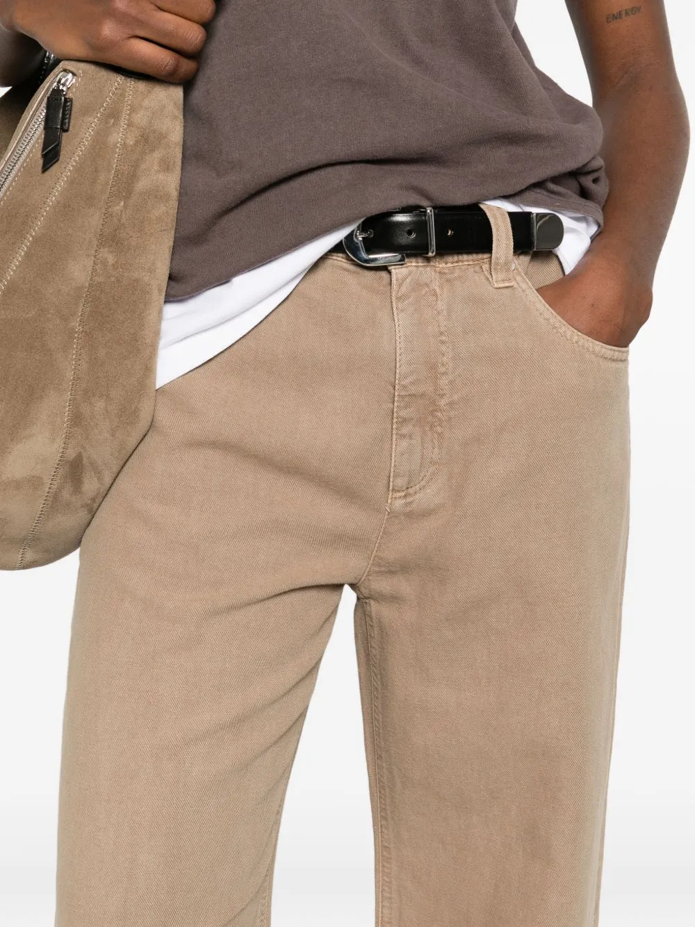 COTTON AND LINEN BLEND TROUSERS sold by Lord & Taylor product image thumbnail 4