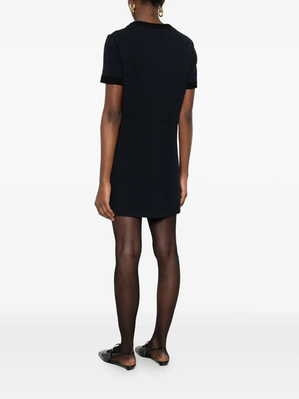 BLUE WOOL MIX DRESS sold by Lord & Taylor product image thumbnail 3