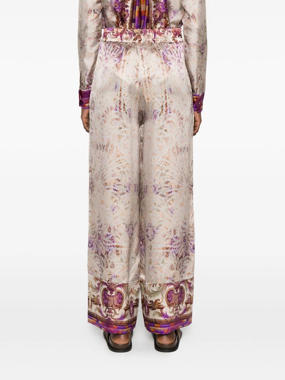 PRINTED SILK TROUSERS sold by Lord & Taylor product image thumbnail 5