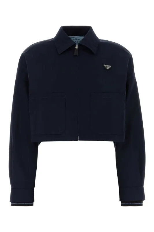DARK BLUE POPLIN JACKET sold by Lord & Taylor