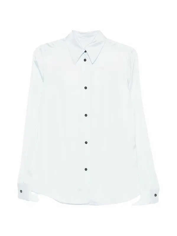 CLEAR BLUE VISCOSE SHIRT sold by Lord & Taylor