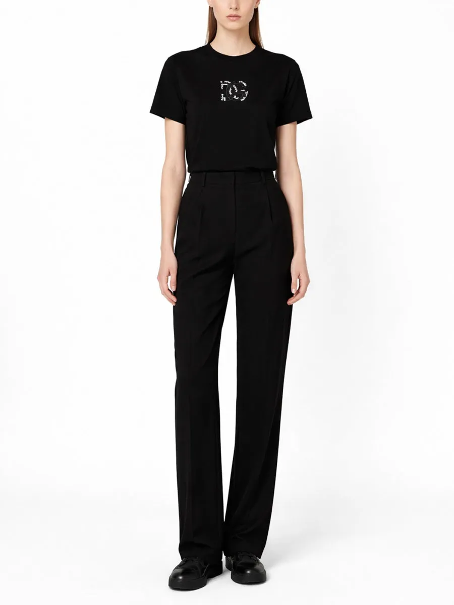 BLACK COTTON SHORT SLEEVE T-SHIRTS sold by Lord & Taylor product image thumbnail 2