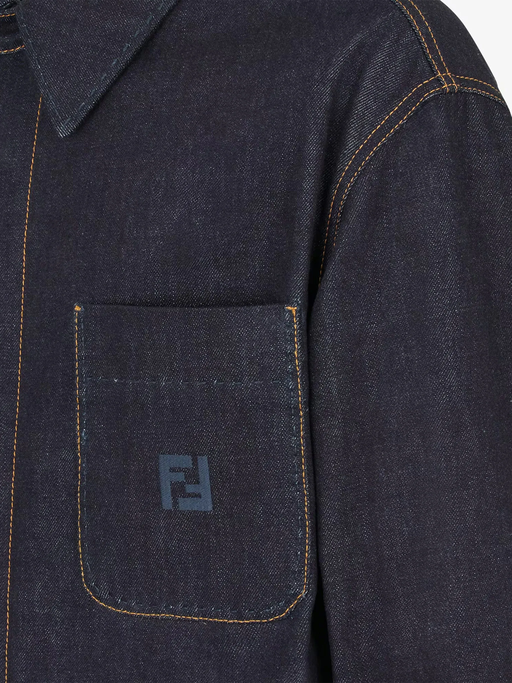BLUE COTTON DENIM JACKET SELLERIA sold by Lord & Taylor product image thumbnail 3