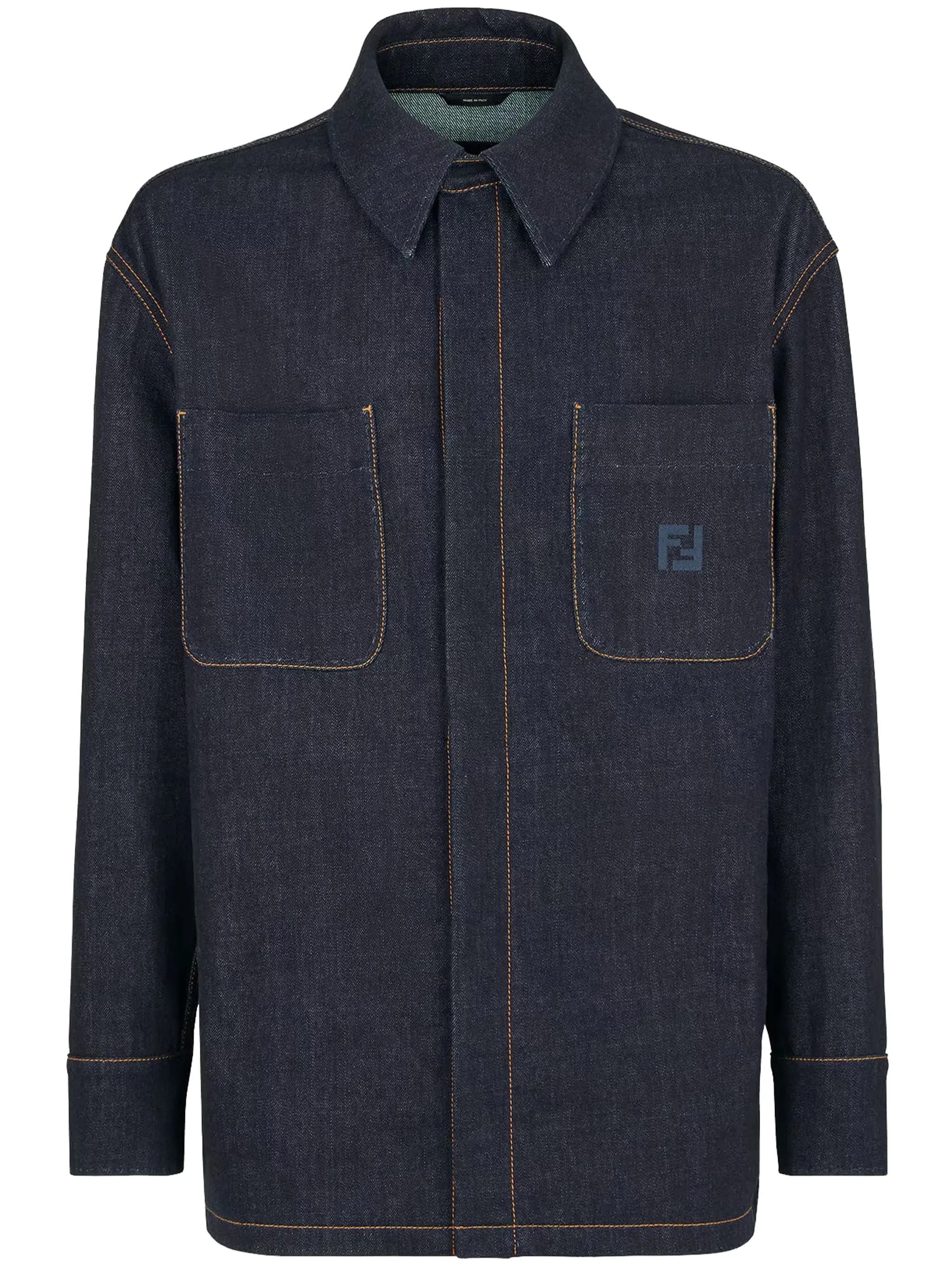 BLUE COTTON DENIM JACKET SELLERIA sold by Lord & Taylor
