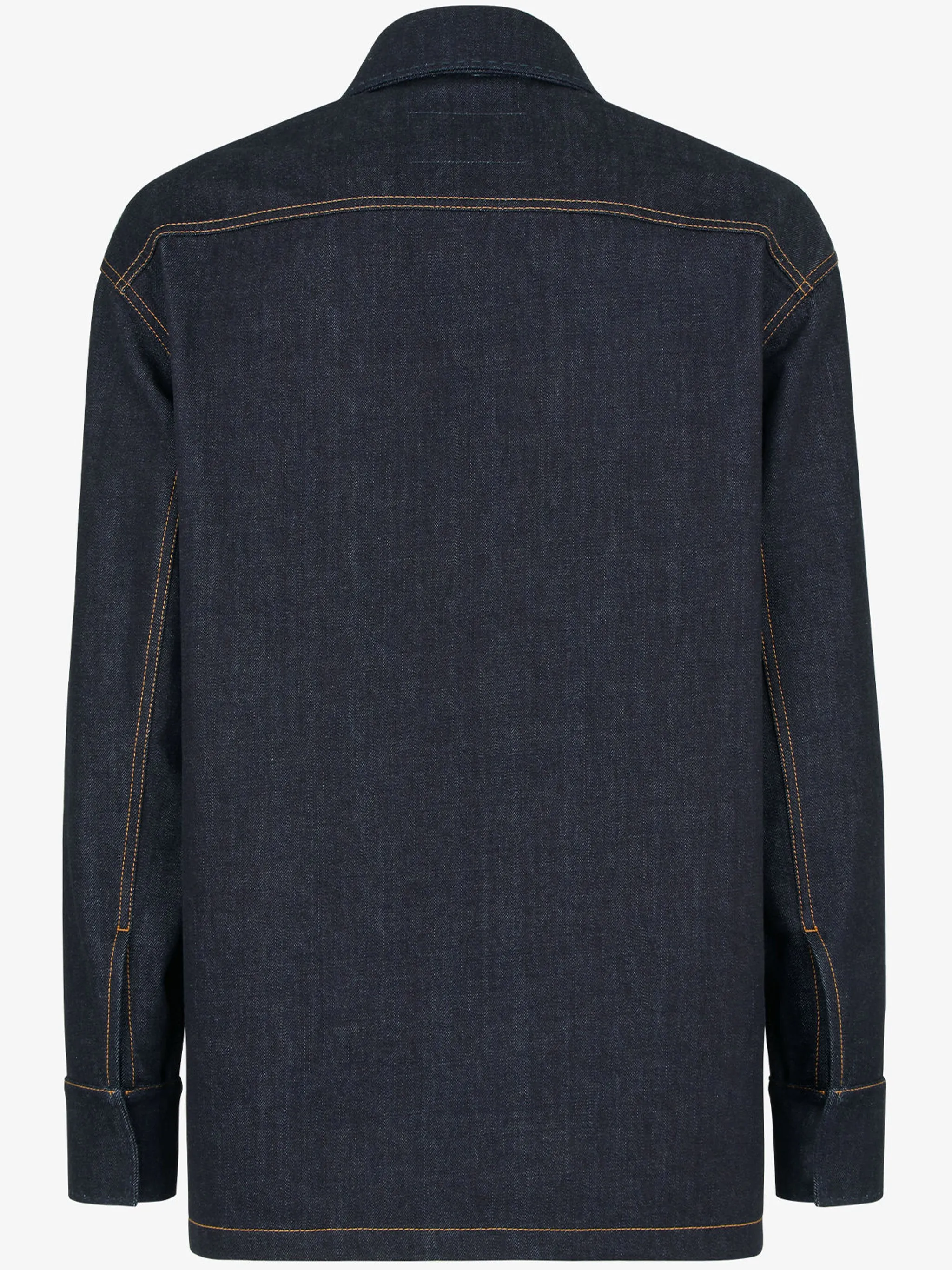 BLUE COTTON DENIM JACKET SELLERIA sold by Lord & Taylor product image thumbnail 2