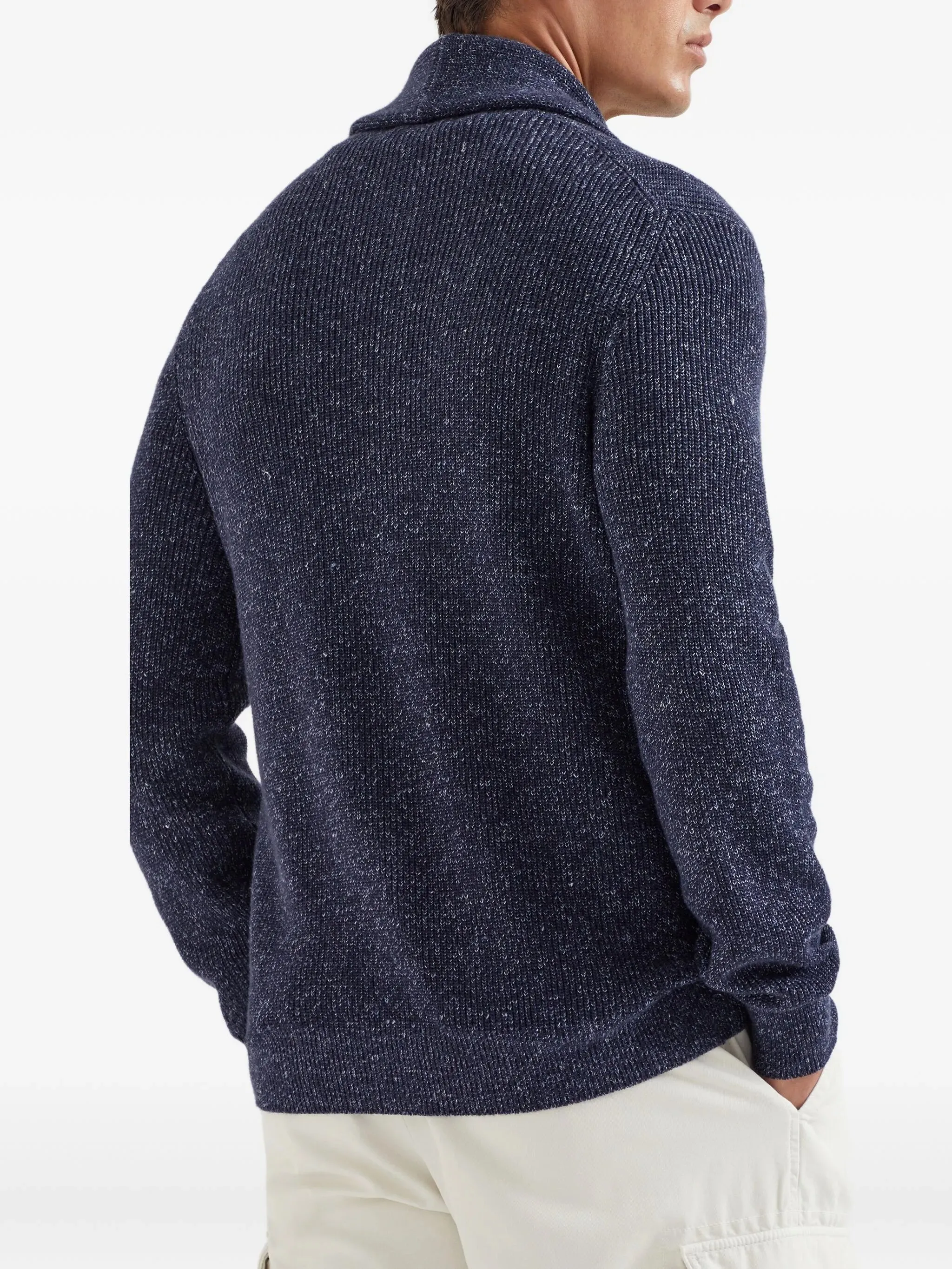 NAVY KNITTED GARMENT OPEN FRONT sold by Lord & Taylor product image thumbnail 4