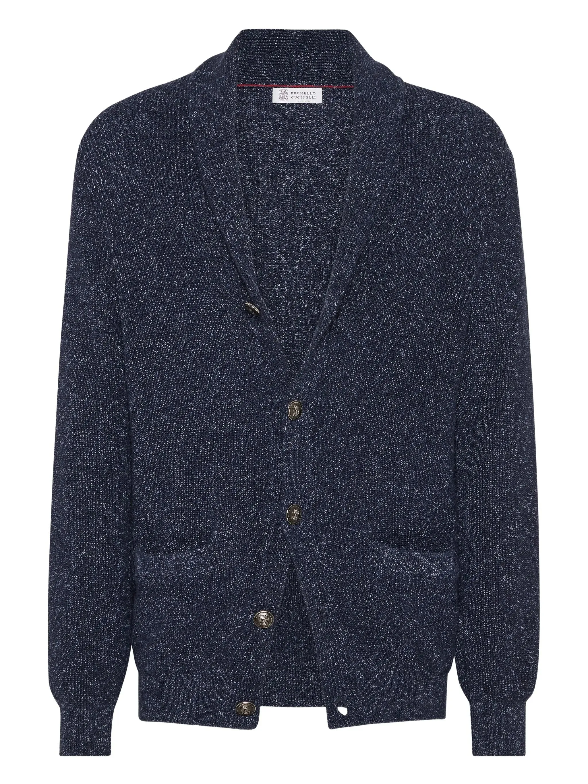 NAVY KNITTED GARMENT OPEN FRONT sold by Lord & Taylor