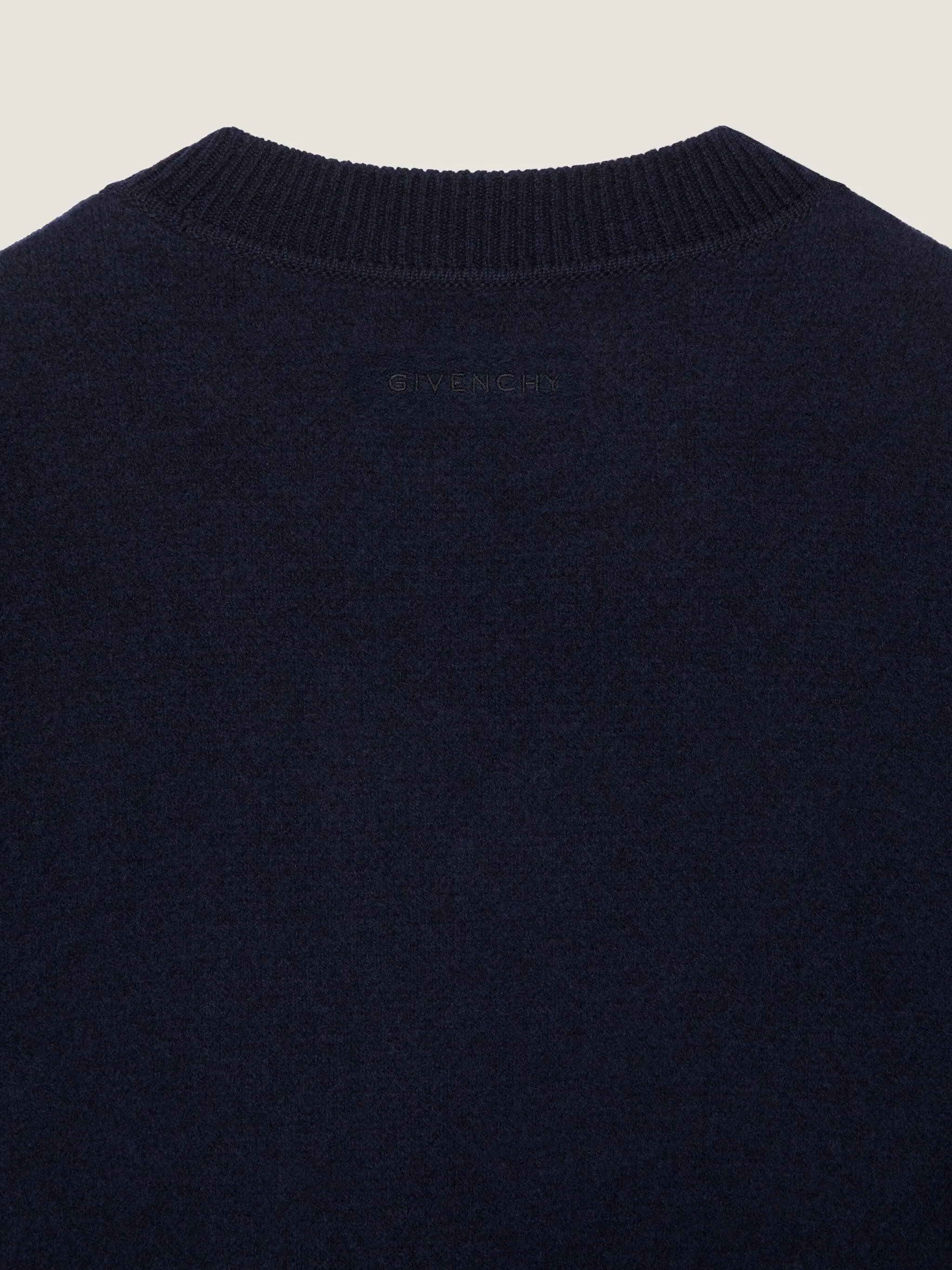 BLUE WOOL ROUND NECK SWEATER sold by Lord & Taylor product image thumbnail 2