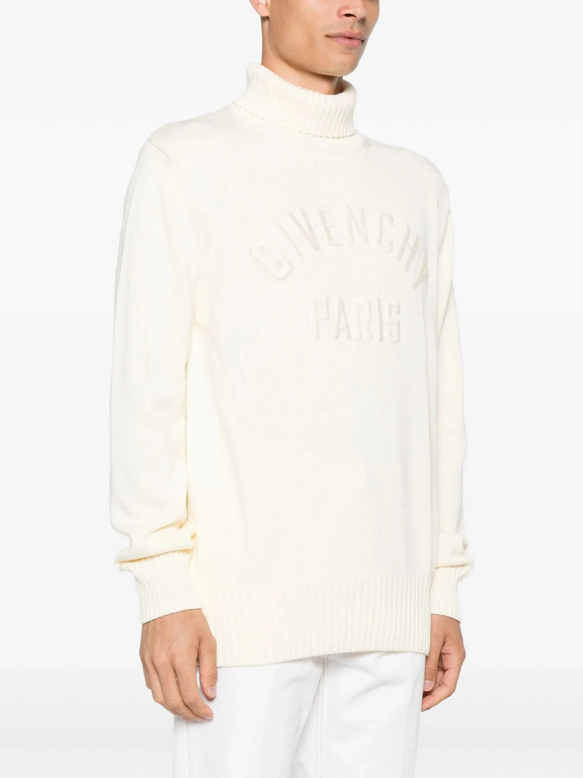 NUDE NEUTRALS COTTON TURTLENECK SWEATER sold by Lord & Taylor product image thumbnail 3