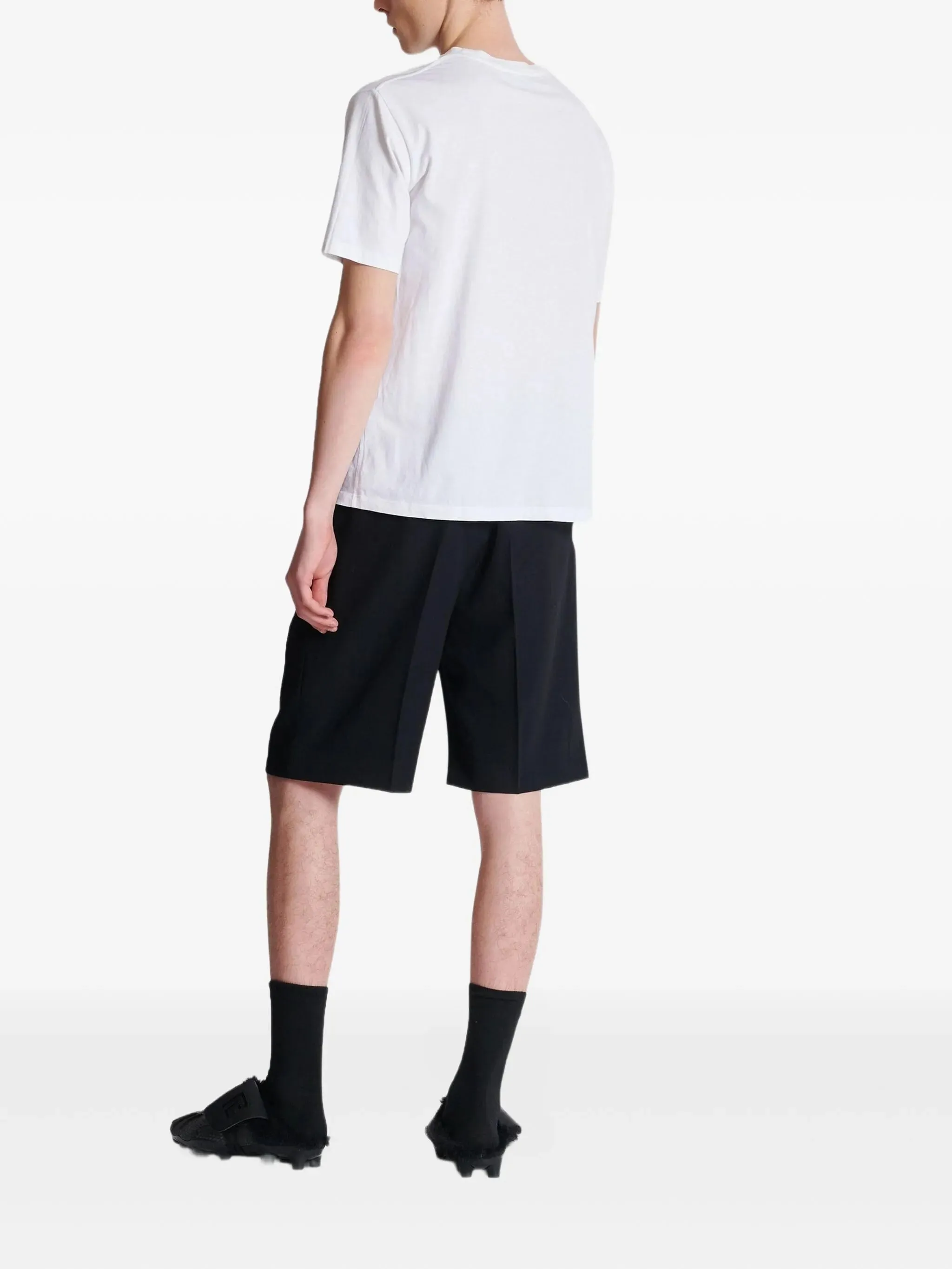 WHITE COTTON LOOSE SLEEVE T-SHIRT sold by Lord & Taylor product image thumbnail 4