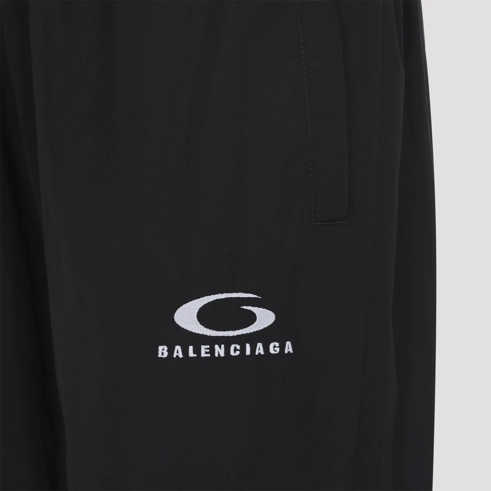 BLACK COTTON TRACK PANTS sold by Lord & Taylor product image thumbnail 4