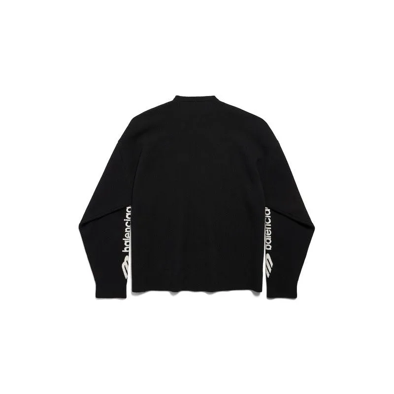 BLACK WOOL SWEATER SKI CREWNECK sold by Lord & Taylor product image thumbnail 2