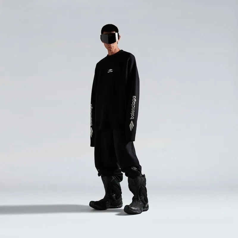 BLACK WOOL SWEATER SKI CREWNECK sold by Lord & Taylor product image thumbnail 3