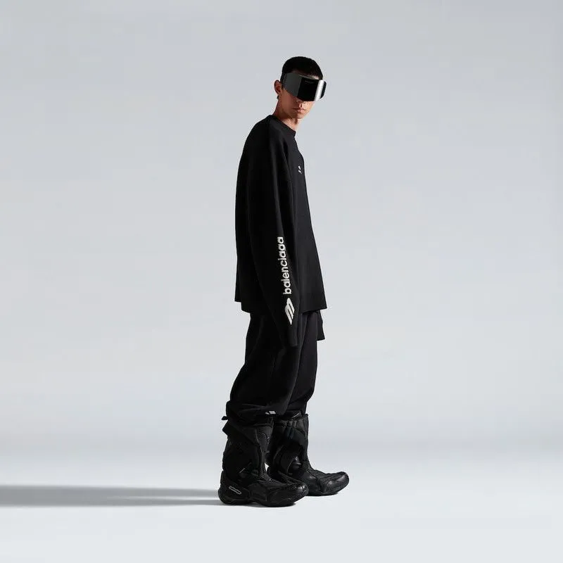 BLACK WOOL SWEATER SKI CREWNECK sold by Lord & Taylor product image thumbnail 4
