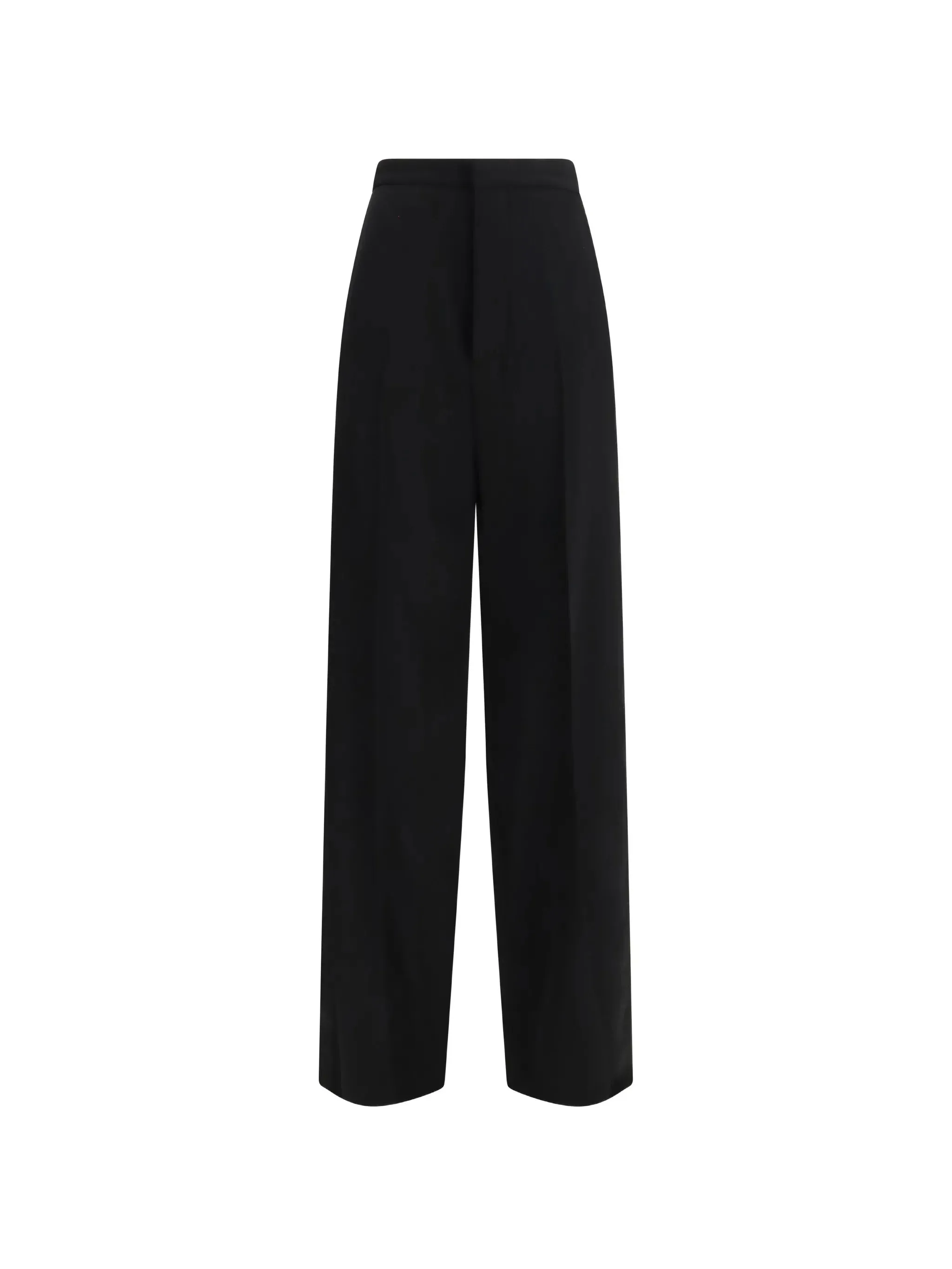 BLACK WOOL TAILORED TUXEDO PANTS sold by Lord & Taylor