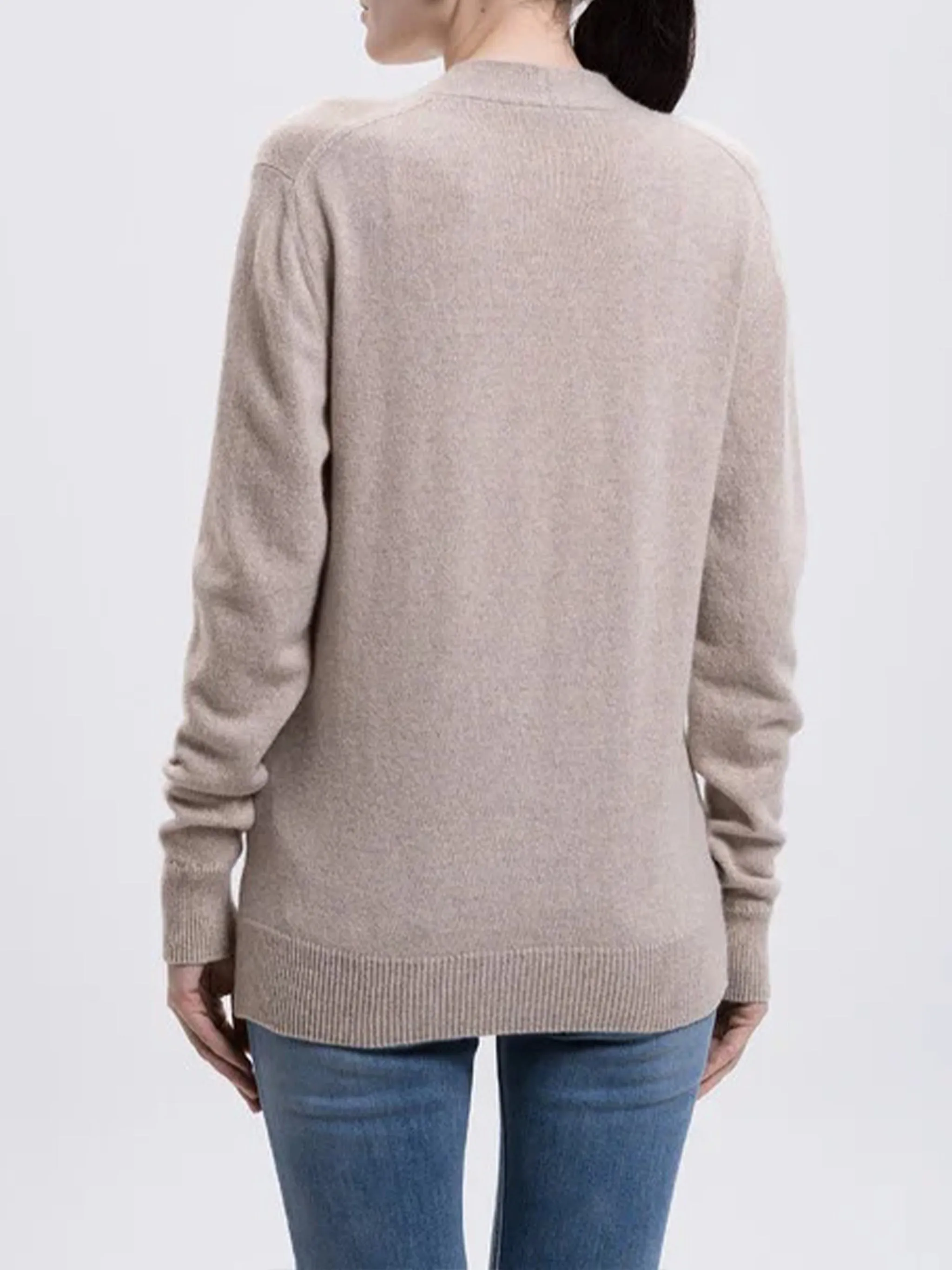 NUDE NEUTRALS MERINO WOOL CARDIGAN sold by Lord & Taylor product image thumbnail 3