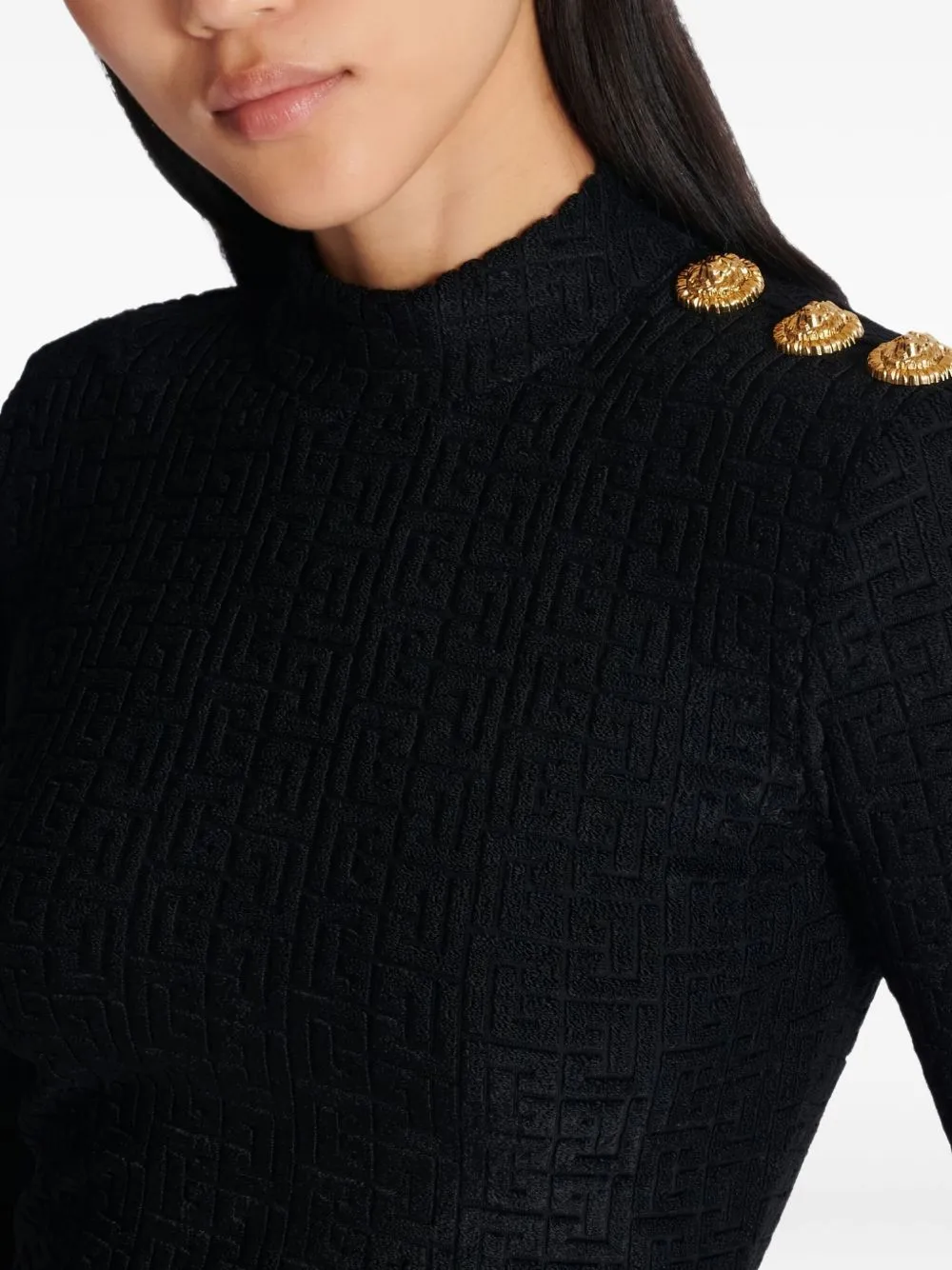 BLACK VISCOSE TOPS LONG SLEEVE sold by Lord & Taylor product image thumbnail 4