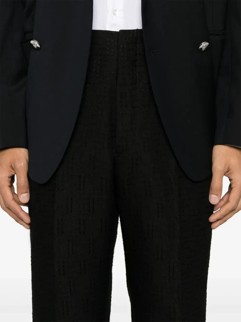 BLACK LINEN COTTON TROUSERS sold by Lord & Taylor product image thumbnail 5