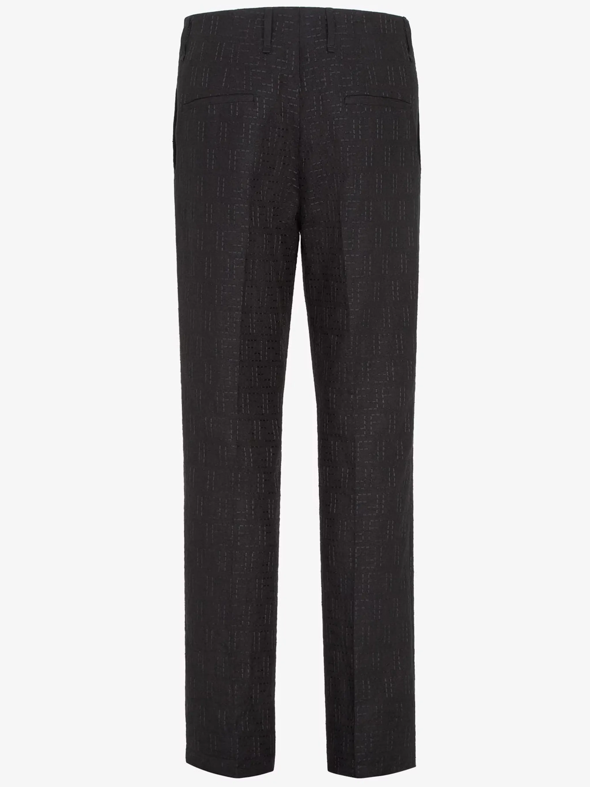BLACK LINEN COTTON TROUSERS sold by Lord & Taylor product image thumbnail 2