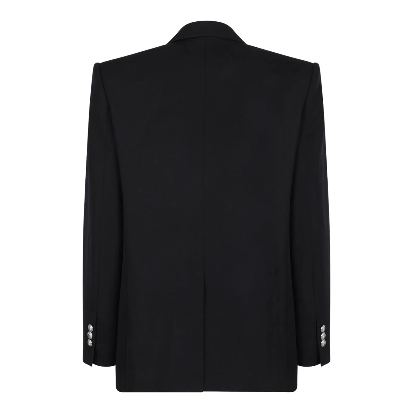 BLACK WOOL FITTED COLLECTION BLAZER sold by Lord & Taylor product image thumbnail 2