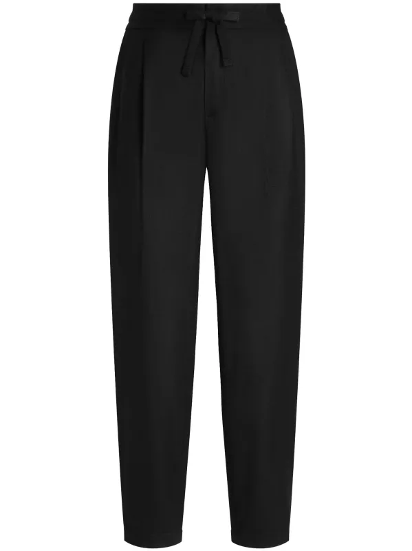 BLACK WOOL COTTON REGULAR PANTS sold by Lord & Taylor