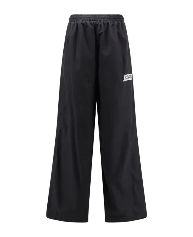 BLACK COTTON TRACK PANTS sold by Lord & Taylor