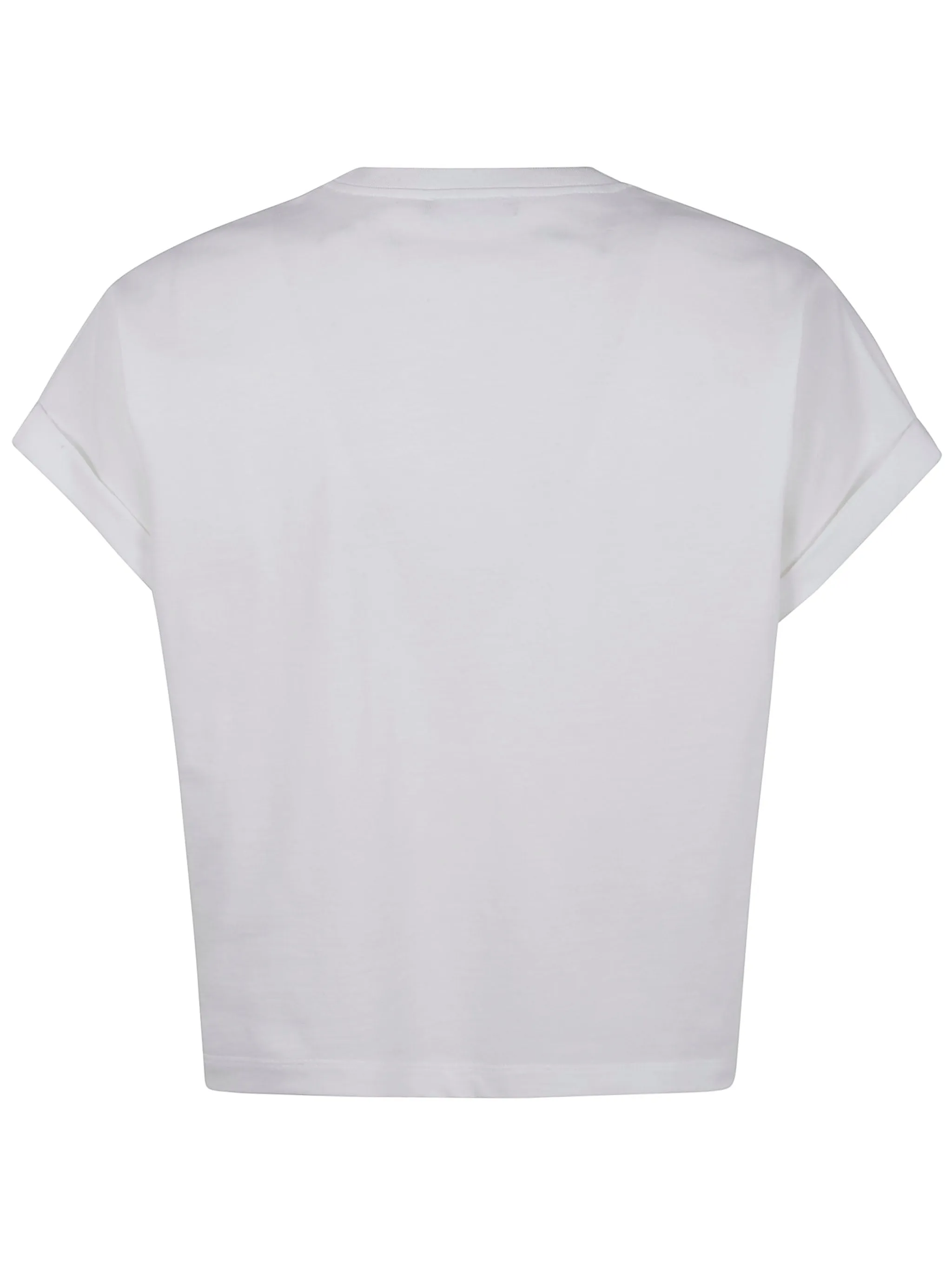 WHITE COTTON T-SHIRTS CROPPED SLEEVE sold by Lord & Taylor product image thumbnail 2