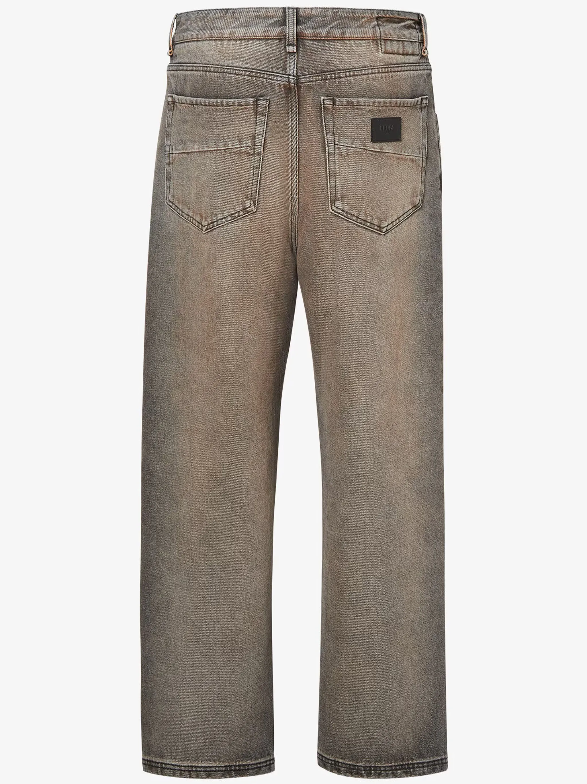 GREY COTTON STRAIGHT LEG DENIM sold by Lord & Taylor product image thumbnail 2