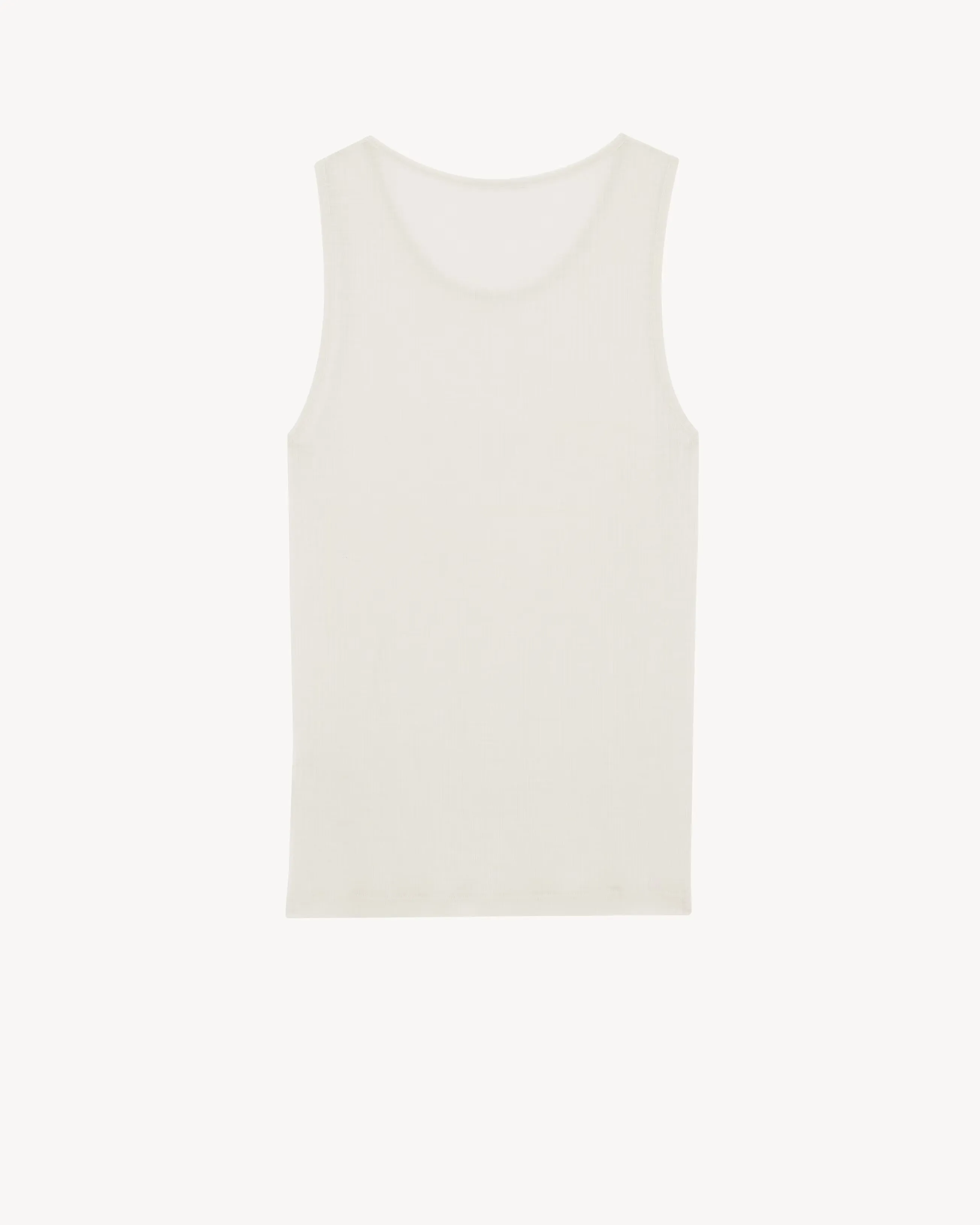 Cotton tank top in ribbed sold by Lord & Taylor product image thumbnail 3
