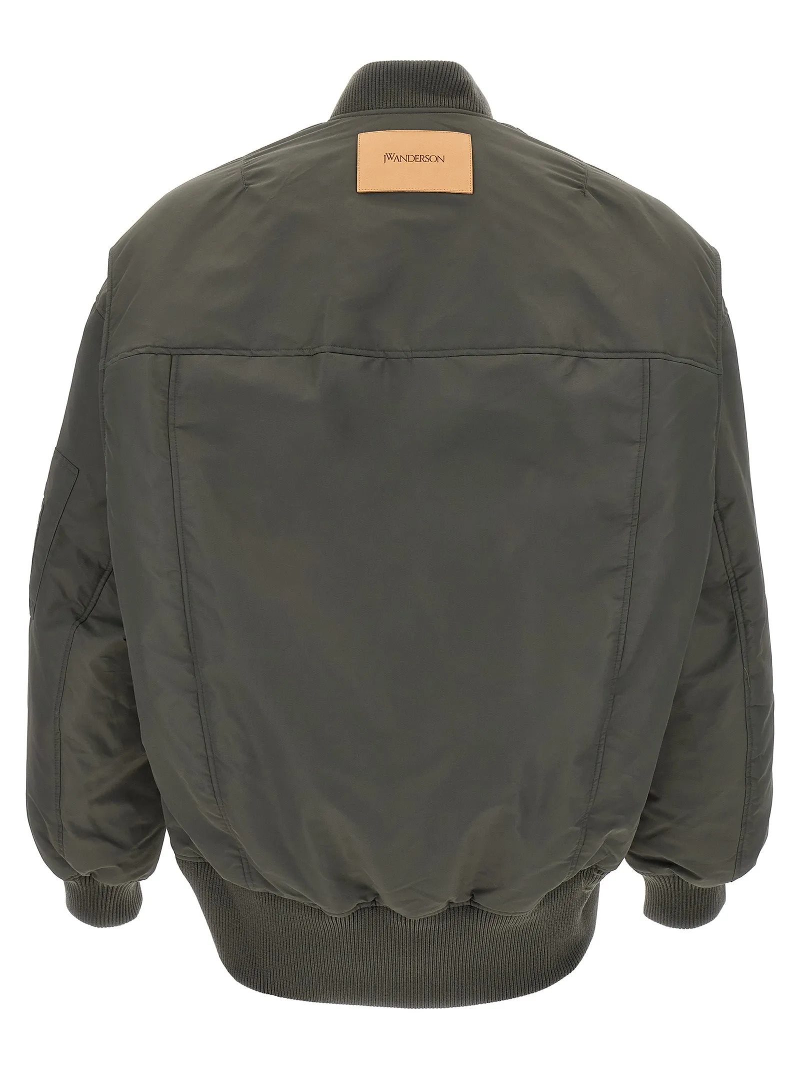 'Curved Hem' bomber jacket sold by Lord & Taylor product image thumbnail 2