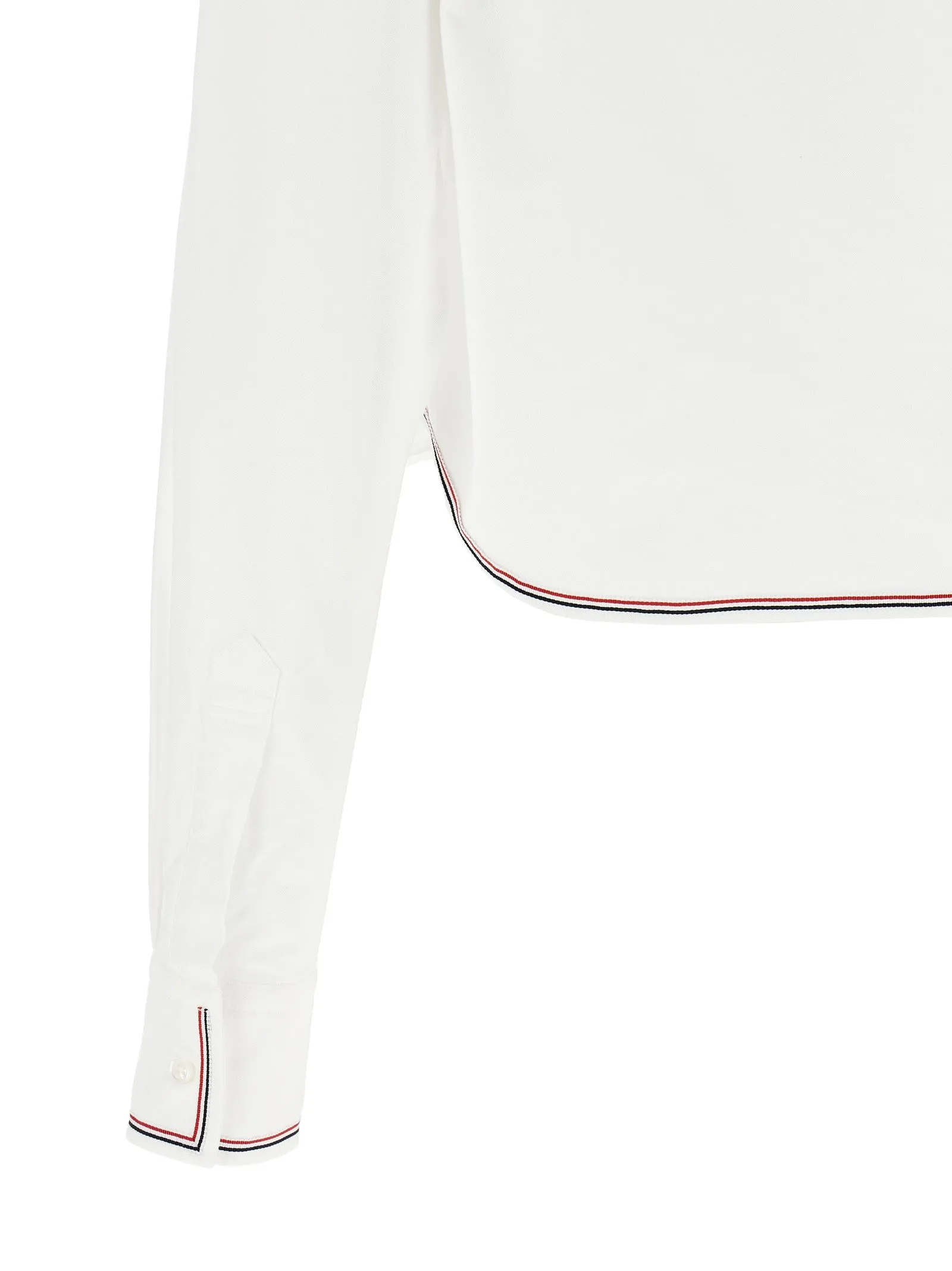 'RWB' crop tape shirt sold by Lord & Taylor product image thumbnail 4